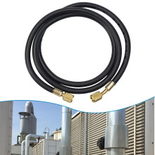 Tubo di ricarica refrigerazione 59 pollici 1,5m AC 800PSI Calibro HVAC 1/4 SAE R410A R134A con raccordi a bassa perdita Tubature ottone in gomma