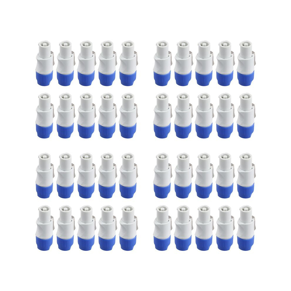 40Pcs 3 Pin Male Powercon Connector Signal Input Jack For Light Stage Light Power Output 6031337846232