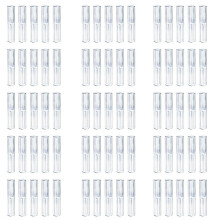 75Pcs Clear Acrylic Pencil Case, Reusable Pen Gift Box Empty Plastic Pen Storage Container Pencil Packaging Box Set