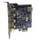 6X USB 3.2 PCIE Expansion Card PCIE 1X to USB 3.2 TYPE-C USB 3.2 Gen1 Adapter Multiplier USB3.2 PCI E Controller 5Gbps 5