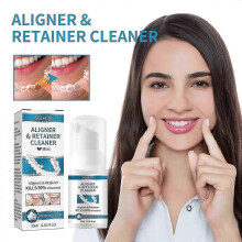 Denture Cleaner, Oral Cleaning Care Fresh Breath White Dentures Cleaner