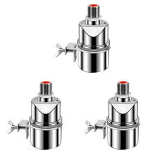 3X Automatische Waterniveauregelklep 1/2 Inch Roestvrijstalen Vlotterkogelklep voor Tankzwembad Recht met Clip