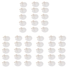 45 PCS Natural Sea Shell Large White, 4-4.7 Inch Scallop Shells for DIY , Serving Food, Baking and More
