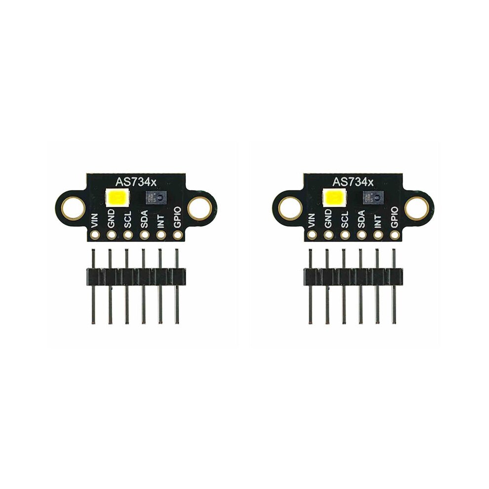 2X Gy-As7341 Visible Infrared Color Spectrometer Sensor Module Color Temperature Illuminance Color Measurement B 6033890102459
