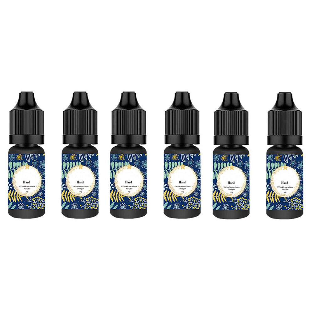 6X Hard Uv Resin Glue Clear Ultraviolet Curing Quick Drying Epoxy Resin Uv Glue Diy Jewelry Making Tools, 10G 4712381880480