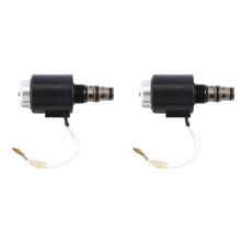 2X Excavator and Cranes DC24V Solenoid Valve SD1231-C-11 Wheel Loader Spare Parts for 80ZA 38553-70500