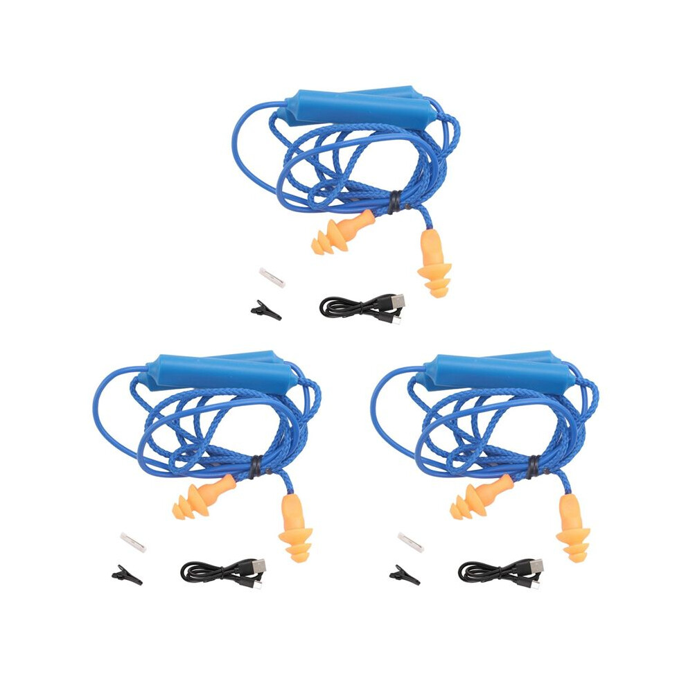 3X Earphone Ear Plugs For Work, Noise Suppression, Hearing Protection,Construction Sites, Noisy Places 6031620018940