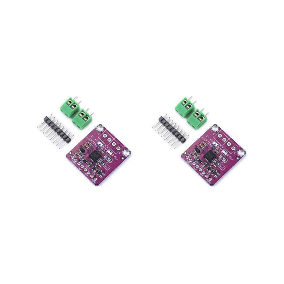 2X Max31865 Pt100 To Pt1000 Rtd-To-Digital Converter Board Temperature Thermocouple Sensor Amplifier Module 3.3V/5V 6033581185983
