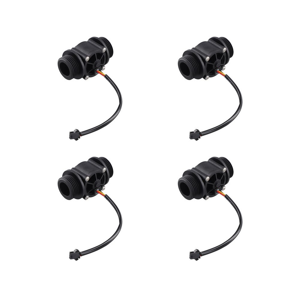 4X Dn25 Fs400a G1inch Water Flow Sensor Hall Flowmeter Meter Counter 2-60L/Min 1.75Mpa 6031339165058