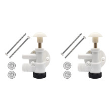 2X pour Sealand RV Ensemble de Valve D'Eau Kit de RéParation de Toilettes de Remorque EcoVac Vacuflush Toilettes à Chasse D'Eau à PéDale