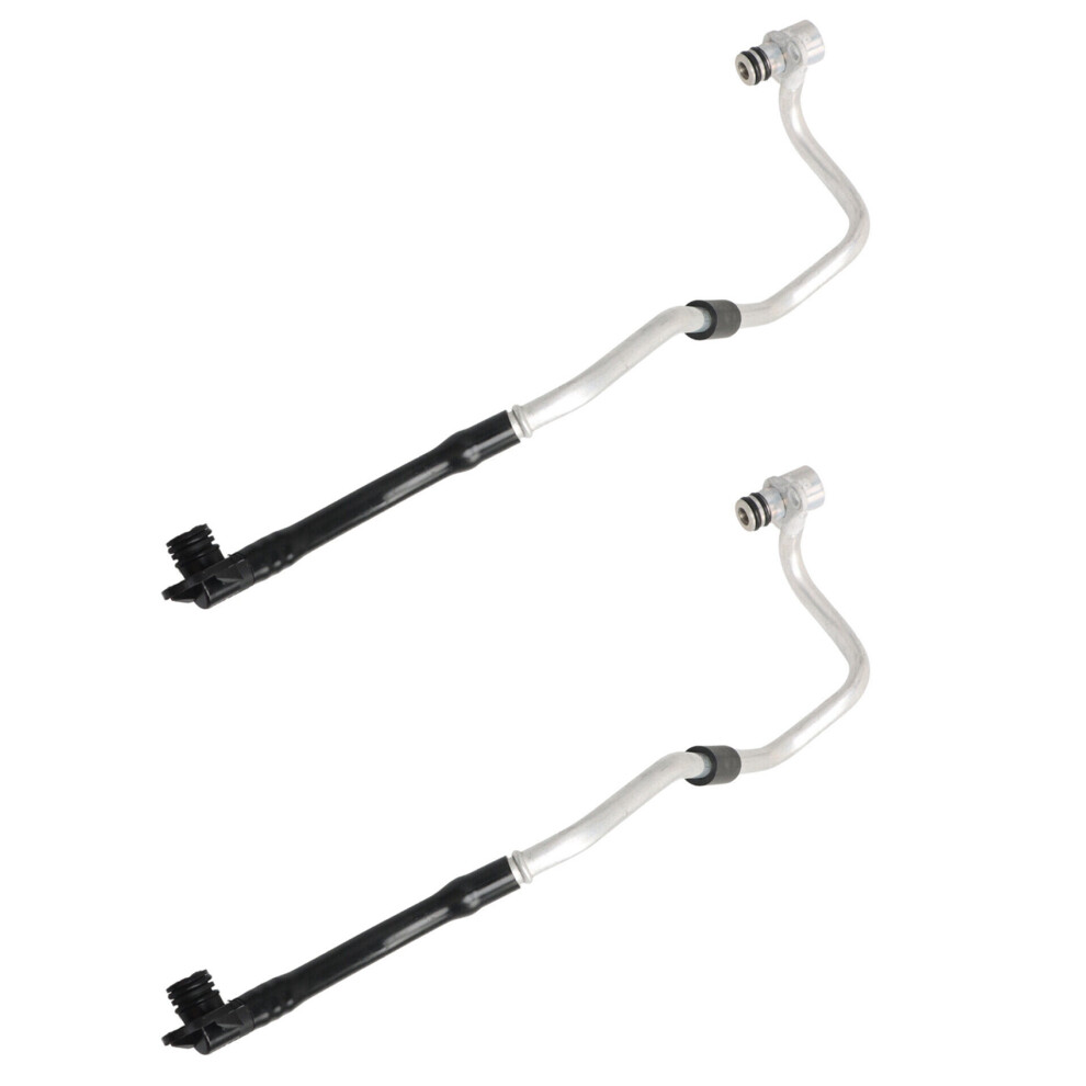 2X Left Turbocharger Coolant Pipe Hose A2782000900 2782000900 For Ml-Class Ml550 Gls550 Cls550 E550 Silver 6031803543382
