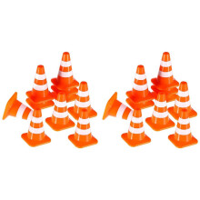 Traffic Cones 20Pcs Miniature Road Cones Construction Cones Kids Traffic Cones Traffic Signs Toys