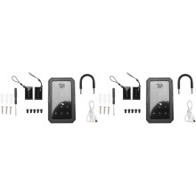 2X Smartkey Lock Box, Home Key Wireless Smartlock Box, Electronic Key Box App Digital Code  Key Safe for Host
