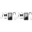 2X Smartkey Lock Box, Home Key Wireless Smartlock Box, Electronic Key Box App Digital Code  Key Safe for Host 1