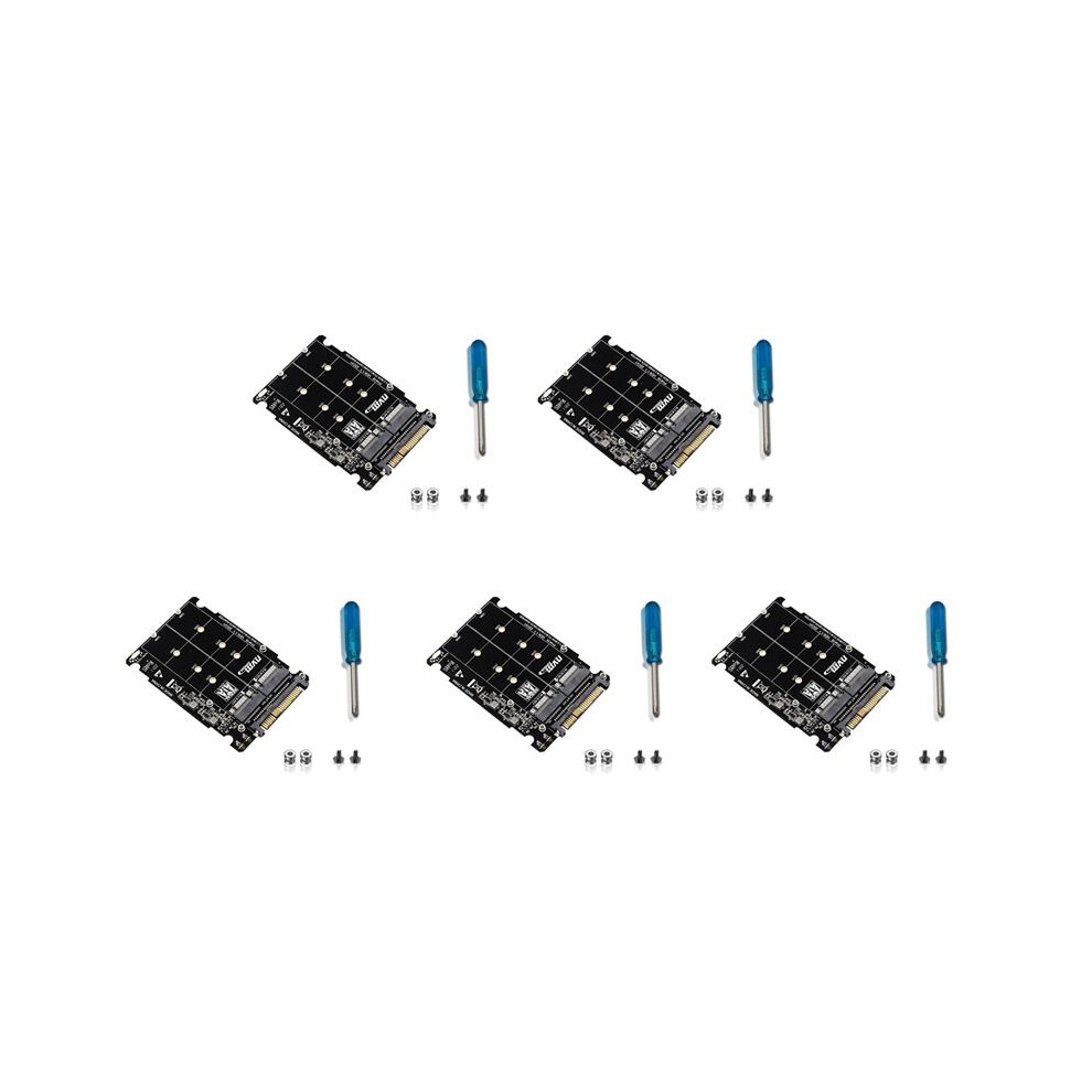 5X M.2 Ssd To U.2 Adapter 2In1 M.2 Nvme And -Bus Ngff Ssd To Pci-E U.2 Sff-8639 Adapter,Without Shell 6032169406236