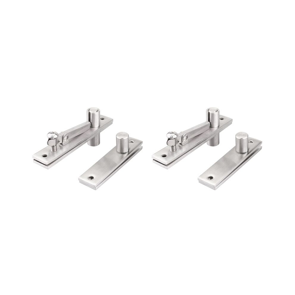 2X Pivot Hinge Stainless Steel Closet Door Hinges Rotation Hinges For Wooden Door Heavy Duty Closet Hinges 4711852878940