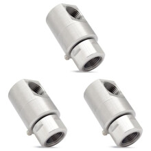 3X GiratóRio de Carretel de Mangueira de 1/2 Pol.,GiratóRio de Carretel de Mangueira de AçO Resistente 5024-Ni-AL FXF com Graxeira para UniõEs