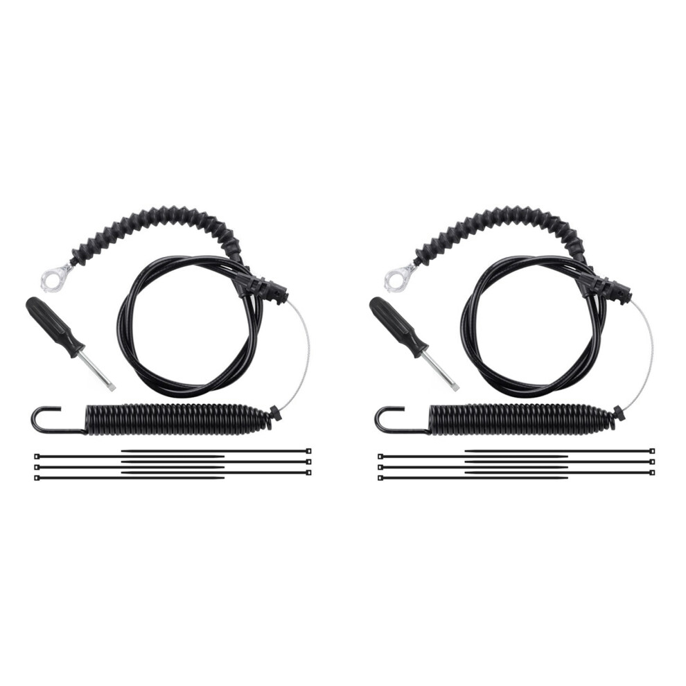 2X 946-05124A 746-05124A Deck Engage Cable Fit For Craftsman, Mtd,Yard Machines,Troy-Bilt,Murray Lawn Mowers Tractor 6032860396003