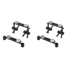 2X Flat Magnet for RC Car Body Shell Mount Kit for TT01 TT02 HPI Sakura 1/10 RC Racing Car Touring Car Black