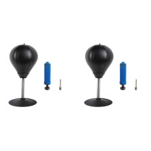 2X Desktop Boxing Punching Bag Stress Relief Speed Training Punching Bag Muay Tai Exercise Suction Boxing Punch
