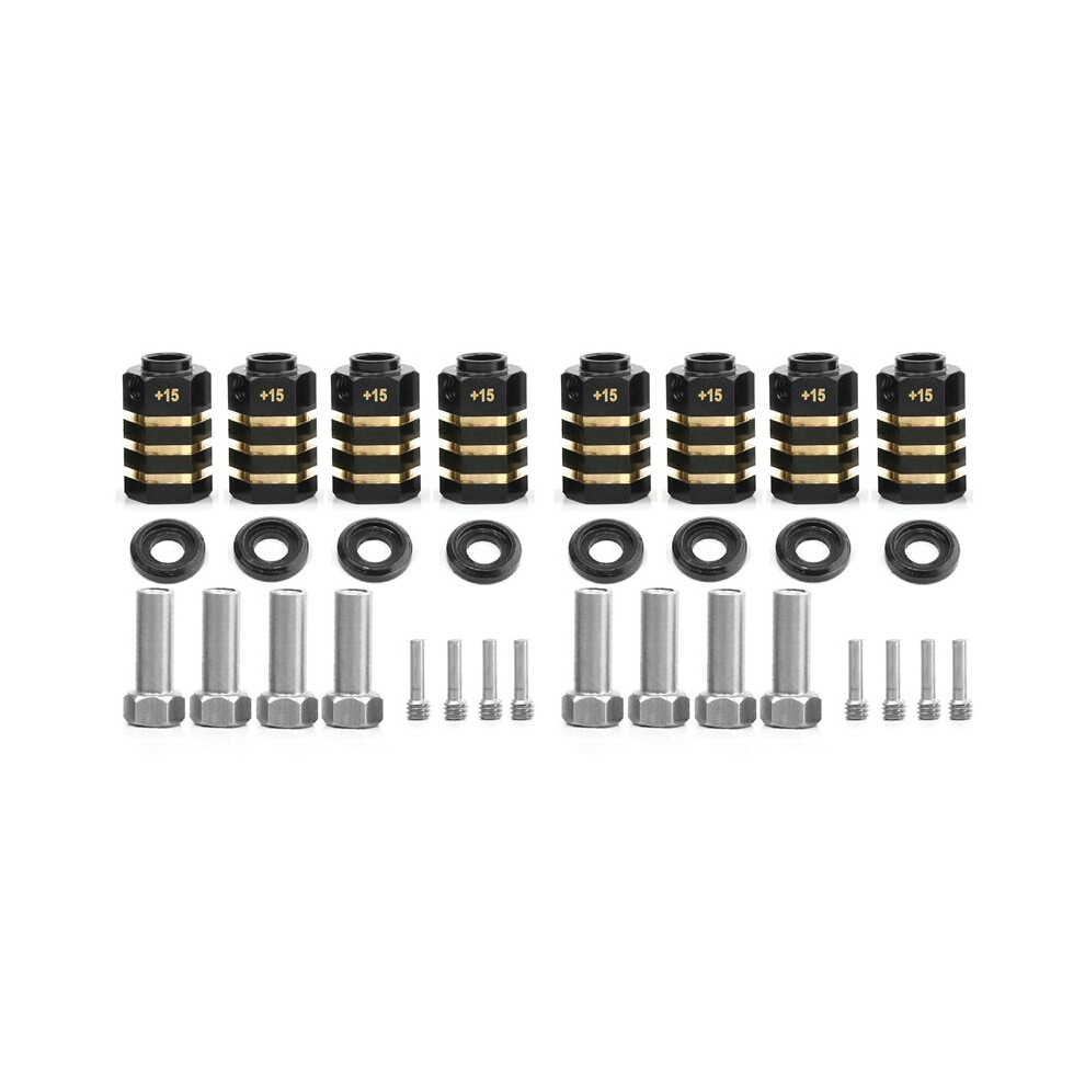 2X Rc Brass Spacers Wheel Hex Hub Extenders For Trx4 Trx6 Wheels Extension Hex Drive Adapter(+15Mm Thickness) 6131192843671