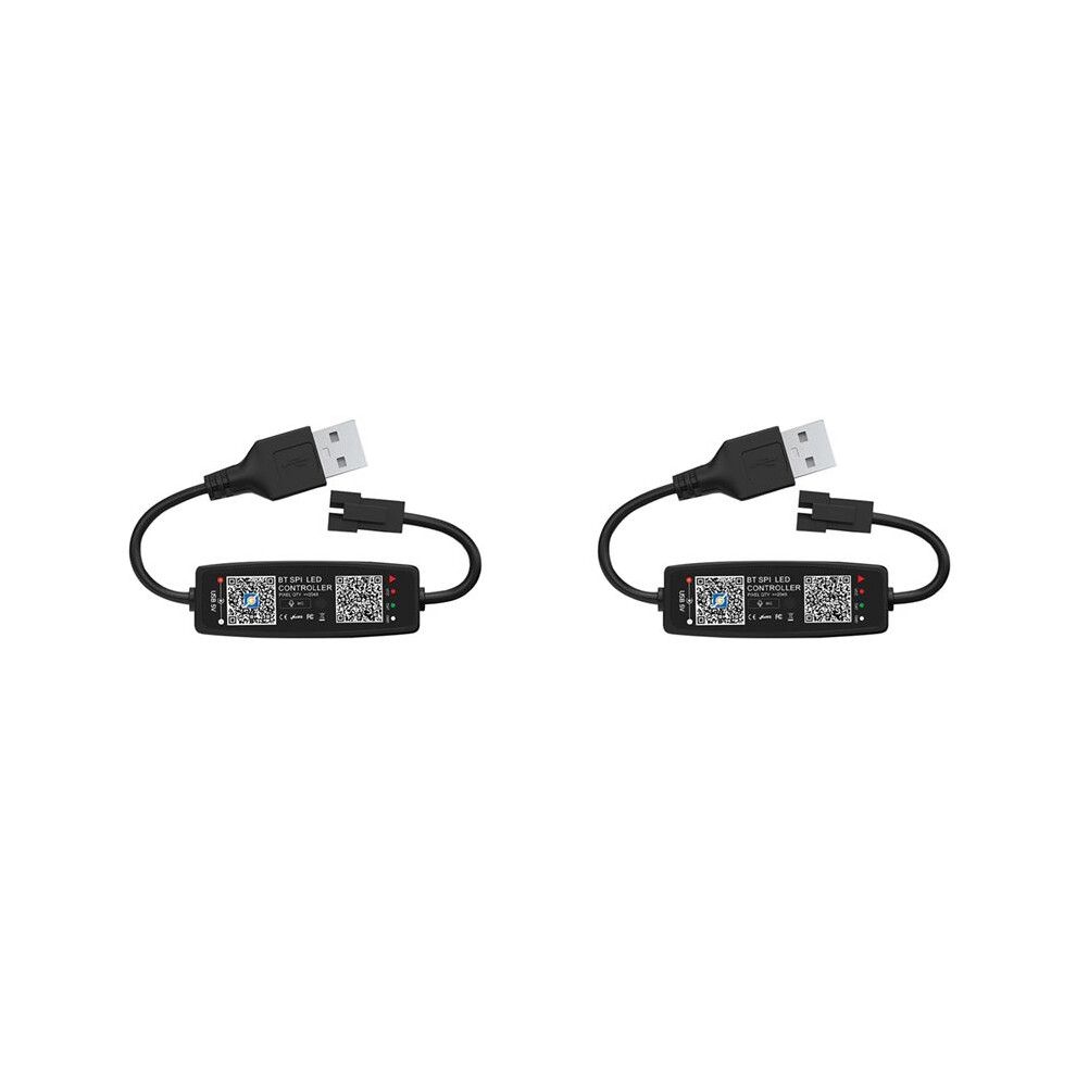 2X Ws2812b Led Controller App Control Music Controller For Sk6812 Ws2811 Ws2812 Led Pixel Light Strip Usb 5V 6032338608690
