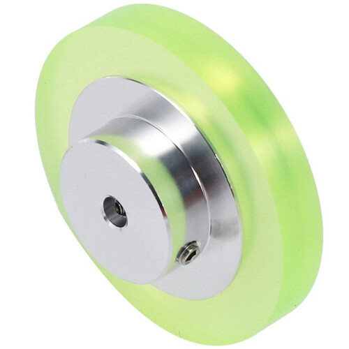 6pcs 200mm Aluminum Polyurethane Industrial Encoder Wheel Measuring Wheel with Type 20mm Aluminum Encoder Bracket 1