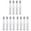 12 Pack Paint Pens 15 mm Empty Acrylic Permanent  Clear White  Pen Fine Point Empty Refillable Markers 1