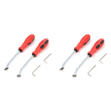 Set di 4 Pezzi Stozzatrice Strumento per La Rimozione di Stuccature Triangolo per Calafataggio Lama Raschietto per Angoli Cono di Pulizia per