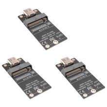 3X M.2 auf Typ-C SSD-Gehäuseadapter M2 NVME HDD-Gehäuse-Zwischenplatine JMS583-Chip 10 Gbit/S Unterstützt 2230 2242 2260 SSD