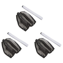3X Zipper-Type Nylon Mesh Cover Chassis Dust Water Proof Net Cover Protection for TT-01 TT-02 TT01 TT02 1/10