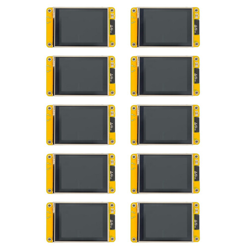10X NerdMiner V2 Display de 2,8 Polegadas BTC Solo Lottery Nerd Miner 56KH/S Crypto Bitcoin Miner Máquina de Mineração Solo
