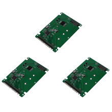3X M.2 NGFF B + M Llave SSD  A 44 Pin 2.5 Ide Convertidor Adaptador Tarjeta Con Estuche