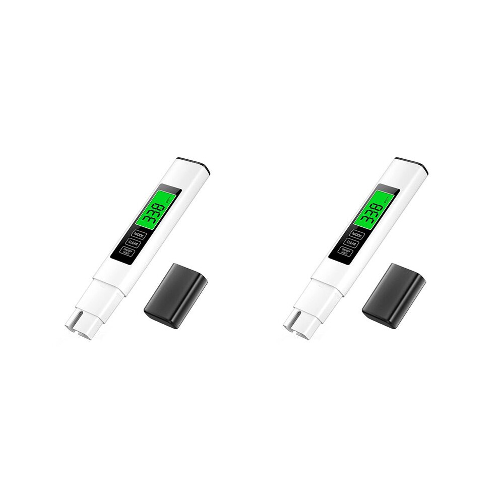 Typecat 2X 3-In-1 Tds Water Quality Tester High Accuracy Digital Water Testing Kit For Drink Water Water Tester Integrated
