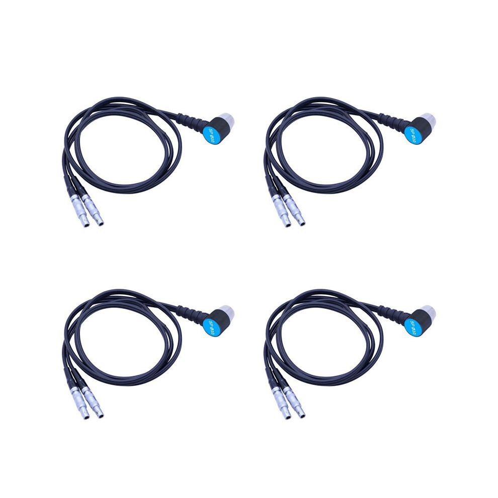 4X Ultrasonic Thickness Gauge Probe Cable Transducer Diameter 10Mm/5Mhz Probe 6031562282416