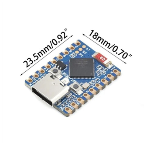 2X ESP32 S3 Zero Wi-Fi BT 5.0  Development Board Prototipagem Simplificada para Projetos Embarcados 896C (Sem Solda) 2