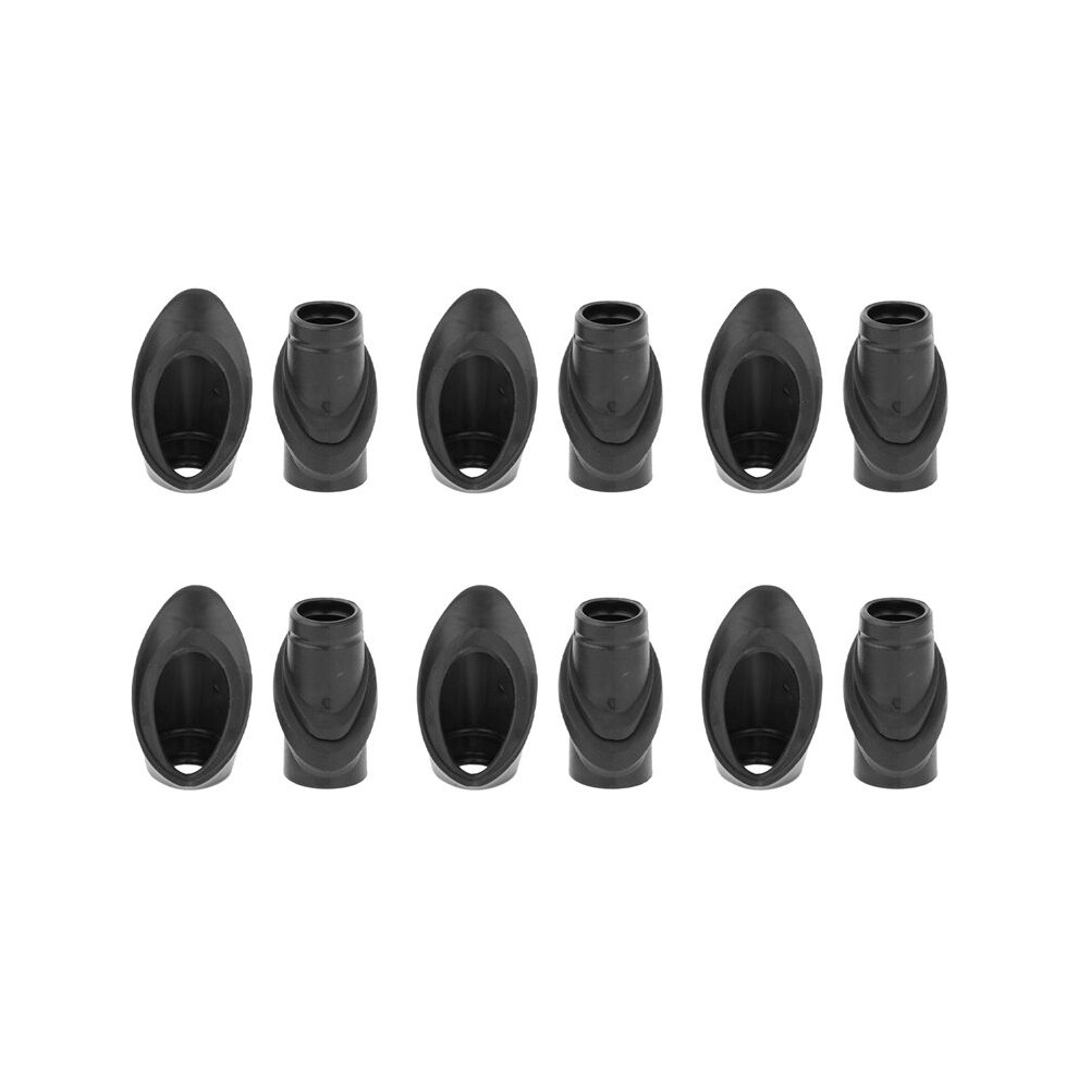 6Pair Antenna Rubber Seal Lower Upper A1248270898 A1248270798 For W124 A124 C124 Limousine Coupe 4713633466339