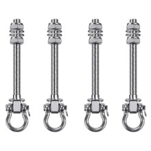 4X Crochet Pivotant Robuste pour Hamac de Yoga, Crochet pour Sac de Sable, Accessoires de Chaise Suspendue pour Aire de Jeux, Porche, Hamac de Yoga