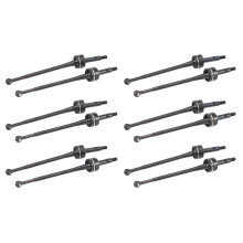 12Pcs 45 Hardened Steel CVD Drive Shaft for 144001 124019 LC Racing 1/14 RC Drift Car Upgrade Parts,A
