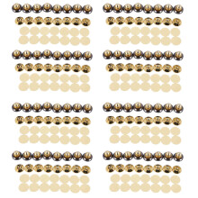 64 Set Golden-Plated Speaker Spikes, Speaker Stands CD Audio Subwoofer Amplifier Turntable Isolation Feet