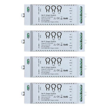 4X 2CH WiFi   DIY Timer EWeLink 7-32V 2.4G WiFi+RF433+BT Home Automation Module for Alexa  Home IFTT
