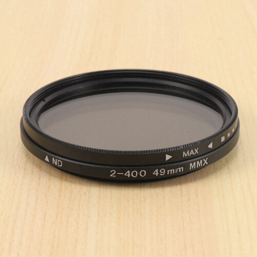 2X ND2-400 Neutral Density Fader Variable ND Filter Adjustable 49mm Filter for  for  for  Camera Lens 2