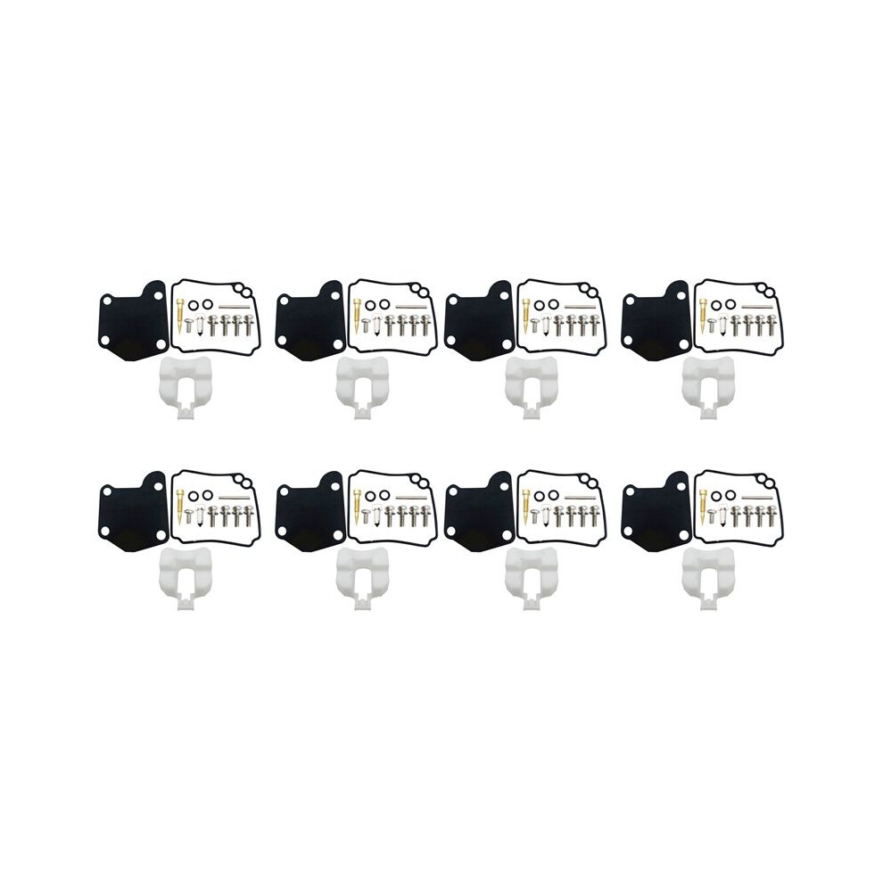8X 63V-W0093-00 Boat Motor Carburetor Repair Kit For 2-Stroke 9.9Hp 15Hp Outboard Engine 6033041305104