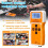 3X RC3563 Battery Voltage Internal Resistance Tester Trithium Lithium Iron Phosphate 18650 Battery Tester,Tester Probe 5