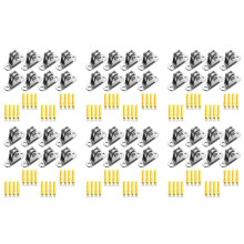 Carbon Steel Pulley Block, Small Pulley Block Silent Pulley, Material Handling and DIY Kits Moving, 48PCS