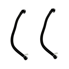 2X 95510724700 Crankshaft Breather Hose for Cayenne 958 3.6L V6 2011-2018 Engines Emissions System Vent Tube