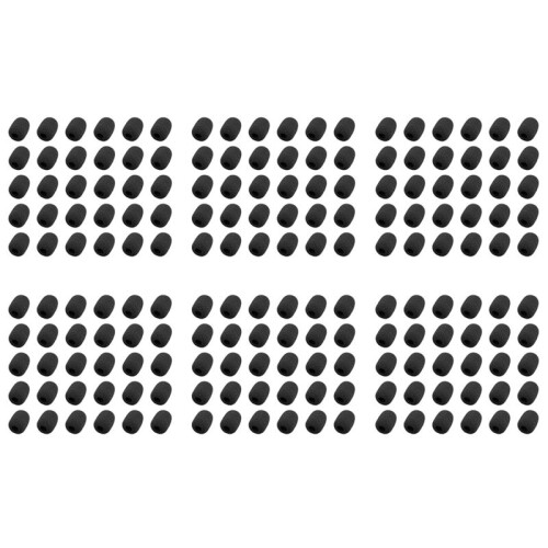 180 Pack Foam Microphone Windscreen, Size Lapel Headset Mic Foam Covers for Headset Microphone