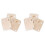6 Piece Guitar Neck Pad, Made of Solid Maple, Protective Guitar Neck Pad for Bolt- Neck 1
