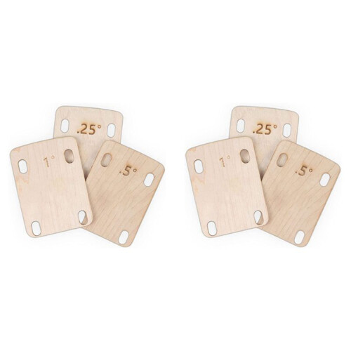 6 Piece Guitar Neck Pad, Made of Solid Maple, Protective Guitar Neck Pad for Bolt- Neck