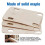 6 Piece Guitar Neck Pad, Made of Solid Maple, Protective Guitar Neck Pad for Bolt- Neck 4